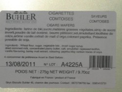 Zoomer sur  CIGARETTES  COMTOISES  Nature Buhler