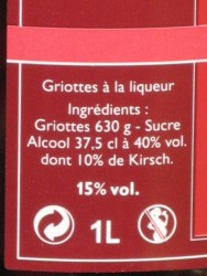 Zoomer sur GRIOTTINES au Kirsch  1L