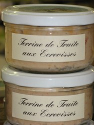 Zoomer sur TERRINE DE TRUITE aux Ecrevisses