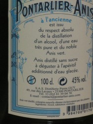 Zoomer sur PONTARLIER-ANIS à l'ancienne sans sucre 1L
