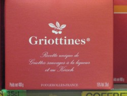 Zoomer sur GRIOTTINES au Kirsch  35cl, coffret cadeau