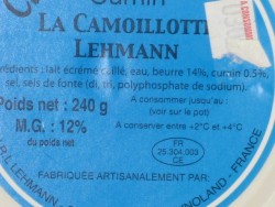 Zoomer sur Cancoillotte au cumin 240g Lehmann