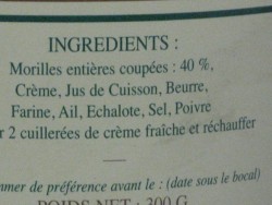 Zoomer sur Cro�te aux morilles 300g