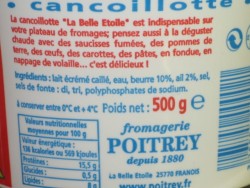 Zoomer sur CANCOILLOTTE � l'ail 500g