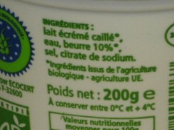 Zoomer sur Cancoillotte Bio (AB) nature 200g
