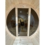 Sauna Barrel 2.4 m  2.27 m Pin naturel
